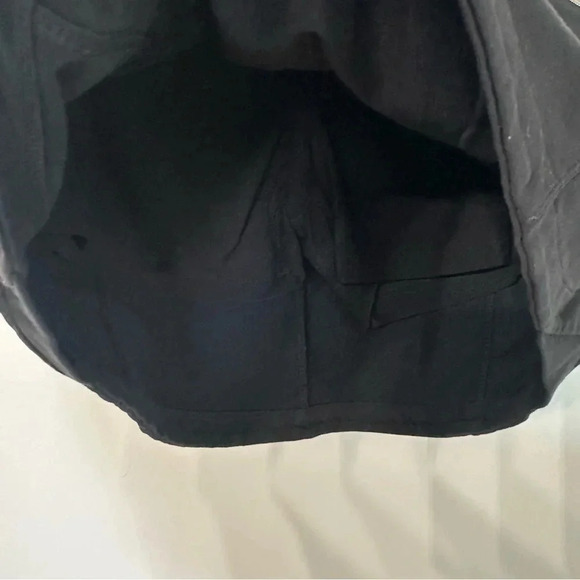 Athleta Black Zipper Front Tie Mini Skort Size XS GUC - Picture 5 of 9